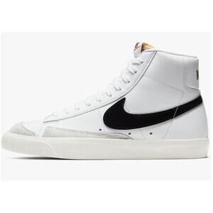 Nike Women's Blazer mid '77 Shoes Sneaker, White/Black, 9